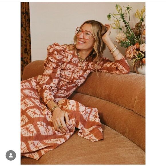 NIB Ulla Johnson Callista Sunglasses in Rose - Picture 4 of 11